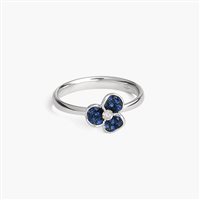 Anello Leo Pizzo Donna Candy Flora in Oro Zaffiro blu 128290